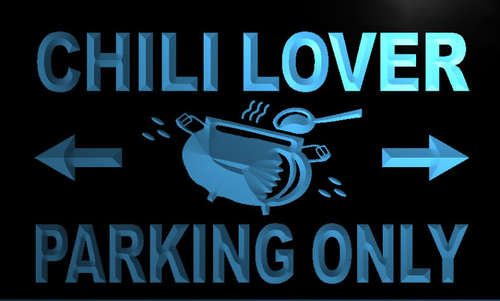 Chili Lover Parking Only Neon Light Sign